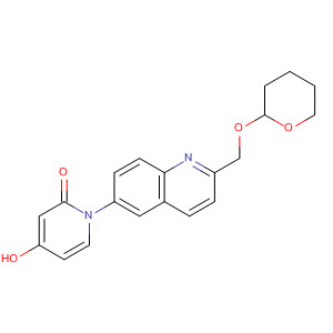 929193-78-2  2(1H)-Pyridinone,4-hydroxy-1-[2-[[(tetrahydro-2H-pyran-2-yl)oxy]methyl]-6-quinolinyl]-