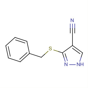 929202-04-0  1H-Pyrazole-4-carbonitrile, 3-[(phenylmethyl)thio]-