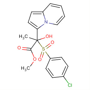 929212-50-0  3-Indolizineacetic acid, 1-[(4-chlorophenyl)sulfonyl]-a-hydroxy-2-methyl-,methyl ester