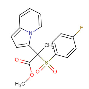 929212-61-3  3-Indolizineacetic acid, 1-[(4-fluorophenyl)sulfonyl]-2-methyl-, methylester
