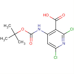 929288-17-5  3-Pyridinecarboxylic acid,2,6-dichloro-4-[[(1,1-dimethylethoxy)carbonyl]amino]-