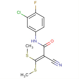 929518-30-9  2-Propenamide,N-(3-chloro-4-fluorophenyl)-2-cyano-3,3-bis(methylthio)-