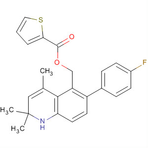 929525-35-9  2-Thiophenecarboxylic acid,[6-(4-fluorophenyl)-1,2-dihydro-2,2,4-trimethyl-5-quinolinyl]methyl ester