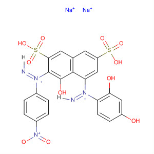 929537-76-8  2,7-Naphthalenedisulfonic acid,5-[2-(2,4-dihydroxyphenyl)diazenyl]-4-hydroxy-3-[2-(4-nitrophenyl)diazenyl]-, sodium salt (1:2)