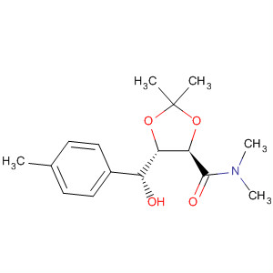 929539-97-9  1,3-Dioxolane-4-carboxamide,5-[(R)-hydroxy(4-methylphenyl)methyl]-N,N,2,2-tetramethyl-, (4R,5S)-