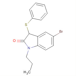 929540-91-0  2H-Indol-2-one, 5-bromo-1,3-dihydro-3-(phenylthio)-1-propyl- 929540-91-0  2H-Indol-2-one, 5-bromo-1,3-dihydro-3-(phenylthio)-1-propyl-