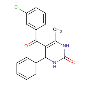 929600-95-3  2(1H)-Pyrimidinone, 5-(3-chlorobenzoyl)-3,4-dihydro-6-methyl-4-phenyl- 929600-95-3  2(1H)-Pyrimidinone, 5-(3-chlorobenzoyl)-3,4-dihydro-6-methyl-4-phenyl-