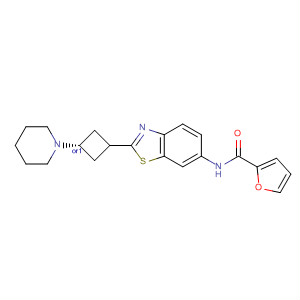 929609-20-1  2-Furancarboxamide,N-[2-[trans-3-(1-piperidinyl)cyclobutyl]-6-benzothiazolyl]-