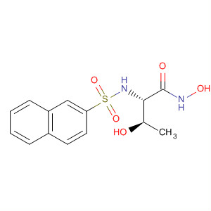 929617-96-9  Butanamide, N,3-dihydroxy-2-[(2-naphthalenylsulfonyl)amino]-, (2S,3R)-