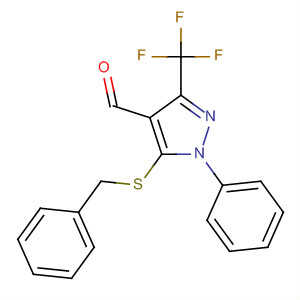 929634-73-1  1H-Pyrazole-4-carboxaldehyde,1-phenyl-5-[(phenylmethyl)thio]-3-(trifluoromethyl)-