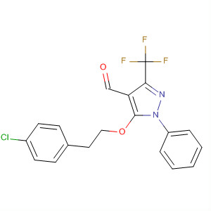 929634-79-7  1H-Pyrazole-4-carboxaldehyde,5-[2-(4-chlorophenyl)ethoxy]-1-phenyl-3-(trifluoromethyl)-