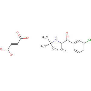 93109-99-0  1-Propanone, 1-(3-chlorophenyl)-2-[(1,1-dimethylethyl)amino]-,(2E)-2-butenedioate (1:1)