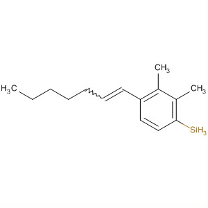 93131-34-1  Silane, (1E)-1-heptenyldimethylphenyl-