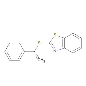 93366-52-0  Benzothiazole, 2-[[(1R)-1-phenylethyl]thio]-