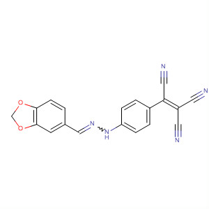 94255-59-1  Ethenetricarbonitrile,[4-[(1,3-benzodioxol-5-ylmethylene)hydrazino]phenyl]-