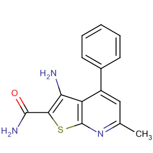 94638-98-9  Thieno[2,3-b]pyridine-2-carboxamide, 3-amino-6-methyl-4-phenyl-