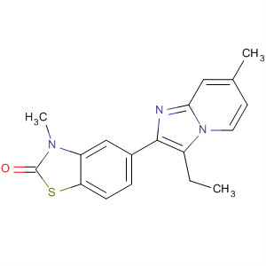 94704-32-2  2(3H)-Benzothiazolone,5-(3-ethyl-7-methylimidazo[1,2-a]pyridin-2-yl)-3-methyl-