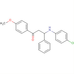 95005-68-8  1-Propanone, 3-[(4-chlorophenyl)amino]-1-(4-methoxyphenyl)-3-phenyl-