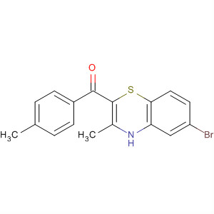 95081-30-4  Methanone,(6-bromo-3-methyl-4H-1,4-benzothiazin-2-yl)(4-methylphenyl)-