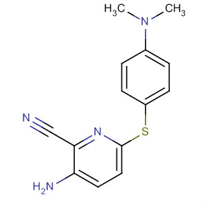 95095-90-2  2-Pyridinecarbonitrile, 3-amino-6-[[4-(dimethylamino)phenyl]thio]-