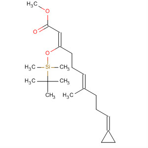 95695-22-0  2,6-Decadienoic acid,10-cyclopropylidene-3-[[(1,1-dimethylethyl)dimethylsilyl]oxy]-7-methyl-,methyl ester, (2Z,6E)-