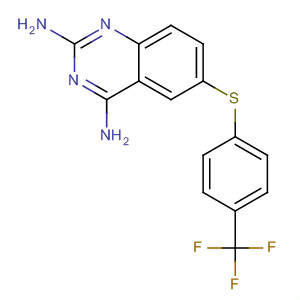 95833-01-5  2,4-Quinazolinediamine, 6-[[4-(trifluoromethyl)phenyl]thio]-
