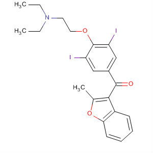 95940-18-4  Methanone,[4-[2-(diethylamino)ethoxy]-3,5-diiodophenyl](2-methyl-3-benzofuranyl)-