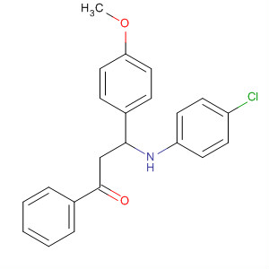 96171-57-2  1-Propanone, 3-[(4-chlorophenyl)amino]-3-(4-methoxyphenyl)-1-phenyl-