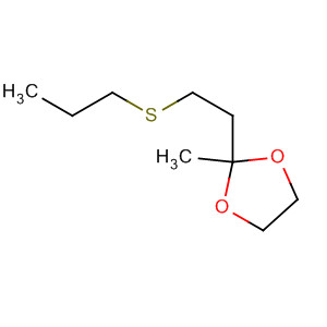 96493-51-5  1,3-Dioxolane, 2-methyl-2-[2-(propylthio)ethyl]-