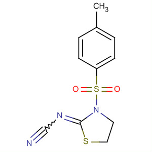 97097-66-0  2-Thiazolidinimine, N-cyano-3-[(4-methylphenyl)sulfonyl]-