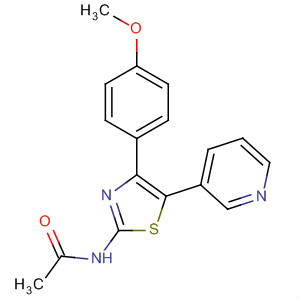 97422-38-3  Acetamide, N-[4-(4-methoxyphenyl)-5-(3-pyridinyl)-2-thiazolyl]-