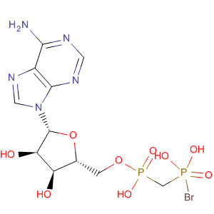 97474-29-8  Adenosine, 5'-[hydrogen (bromophosphonomethyl)phosphonate]