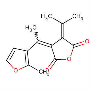 97649-28-0  2,5-Furandione,dihydro-3-(1-methylethylidene)-4-[1-(2-methyl-3-furanyl)ethylidene]-