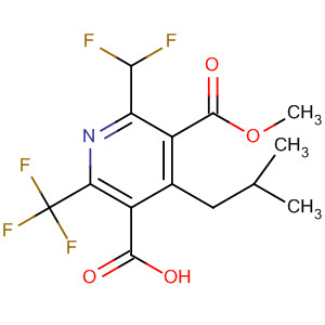 97887-92-8  3,5-Pyridinedicarboxylic acid,2-(difluoromethyl)-4-(2-methylpropyl)-6-(trifluoromethyl)-, 5-methyl ester