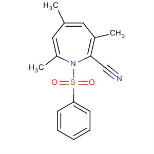 98586-25-5  1H-Azepine-2-carbonitrile, 3,5,7-trimethyl-1-(phenylsulfonyl)-