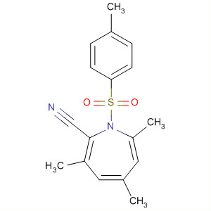 98586-26-6  1H-Azepine-2-carbonitrile, 3,5,7-trimethyl-1-[(4-methylphenyl)sulfonyl]-