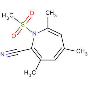 98586-27-7  1H-Azepine-2-carbonitrile, 3,5,7-trimethyl-1-(methylsulfonyl)-