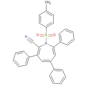 98586-28-8  1H-Azepine-2-carbonitrile, 1-[(4-methylphenyl)sulfonyl]-3,5,7-triphenyl-