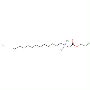 98910-84-0  1-Dodecanaminium, N-[2-(2-chloroethoxy)-2-oxoethyl]-N,N-dimethyl-,chloride