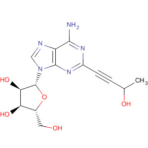 99044-59-4  Adenosine, 2-(3-hydroxy-1-butynyl)-