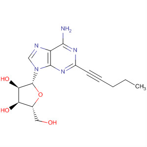 99044-60-7  Adenosine, 2-(1-pentynyl)-