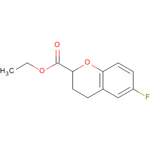 99199-61-8  2H-1-Benzopyran-2-carboxylic acid, 6-fluoro-3,4-dihydro-, ethyl ester