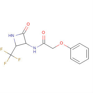 99333-40-1  Acetamide, N-[2-oxo-4-(trifluoromethyl)-3-azetidinyl]-2-phenoxy-, trans-