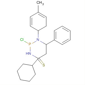 99932-43-1  1,3,2-Diazaphosphorine,2-chloro-4-cyclohexyl-1,2-dihydro-1-(4-methylphenyl)-6-phenyl-,2-sulfide