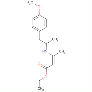920312-48-7  2-Butenoic acid, 3-[[2-(4-methoxyphenyl)-1-methylethyl]amino]-, ethylester, (2Z)-