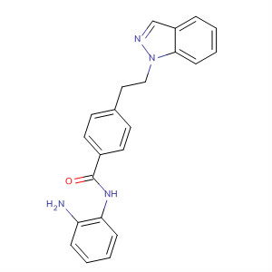 920314-99-4  Benzamide, N-(2-aminophenyl)-4-[2-(1H-indazol-1-yl)ethyl]-