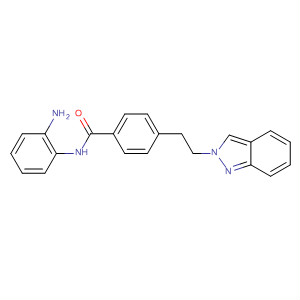 920315-00-0  Benzamide, N-(2-aminophenyl)-4-[2-(2H-indazol-2-yl)ethyl]-