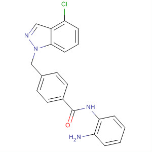 920315-01-1  Benzamide, N-(2-aminophenyl)-4-[(4-chloro-1H-indazol-1-yl)methyl]-