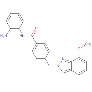 920315-43-1  Benzamide, N-(2-aminophenyl)-4-[(7-methoxy-2H-indazol-2-yl)methyl]-