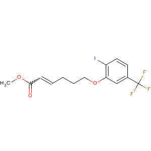 920334-20-9  2-Hexenoic acid, 6-[2-iodo-5-(trifluoromethyl)phenoxy]-, methyl ester